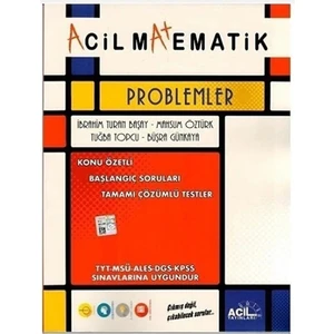 Acil Yayınları Problemler