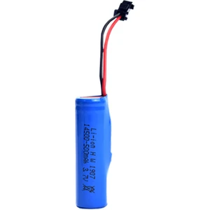 3.7V 14500 Li-On Oyuncak Pili ve USB Şarj Cihazı Siyah Soketli