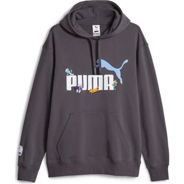 Puma x The Smurfs Graphic Hoodie Tr Erkek