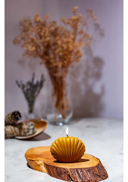 Dekoratif El Yapımı Doğal Balmumu Mum