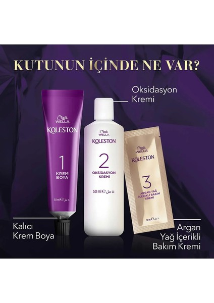 Koleston Intense Saç Boyası 7/3 Fındık Kabuğu - Salon Kalitesi