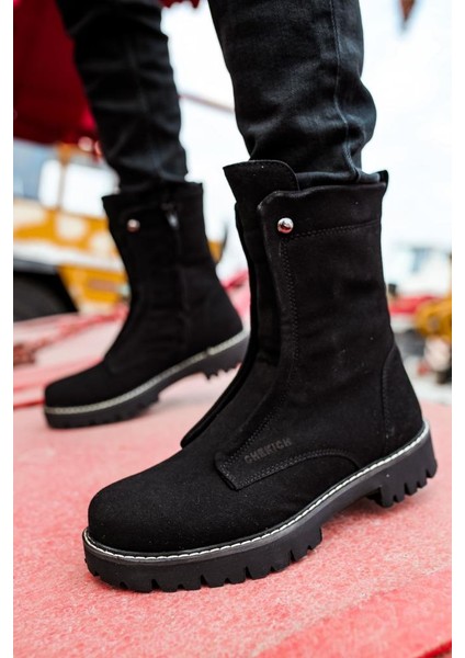 Chekich CH027 Süet St Erkek Bot Siyah modelleri