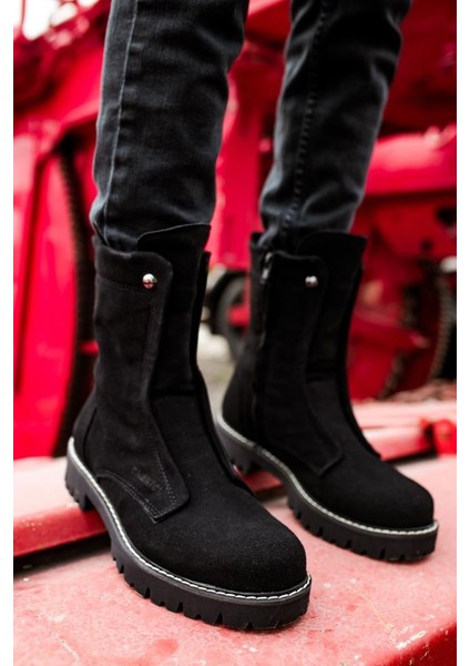 Chekich CH027 Süet St Erkek Bot Siyah indirimleri