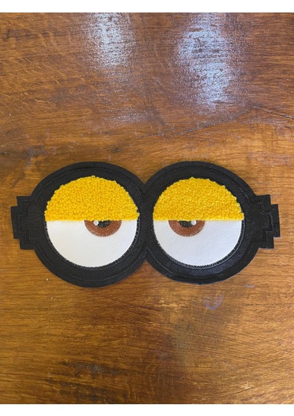11X22 cm Dokuma ve Deri Göz Aplike Arma Yama Dikiş Hobi Aksesuar
