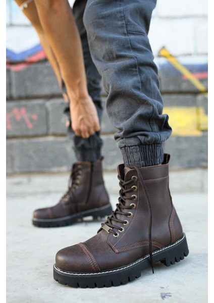 Chekich CH009 Mat St Erkek Bot Kahve modelleri