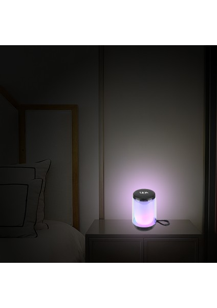 L217 LED Işıklı Taşınabilir Kablosuz Bluetooth Hoparlör