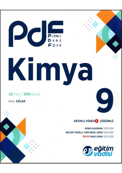 9.Sınıf Kimya PDF (Planlı Ders Föyü)