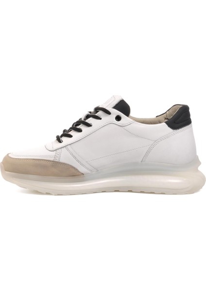 152-17389 Beyaz Deri Erkek Sneaker modelleri