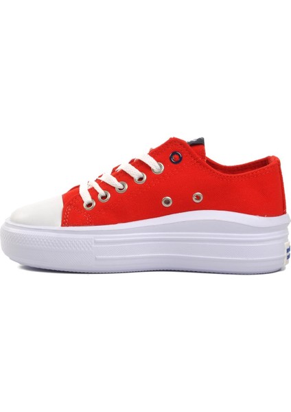 PO-30088 Kırmızı Kadın Sneaker modelleri