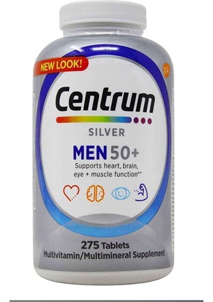 Silver Men Multivitamin 50+ 275 Tablet