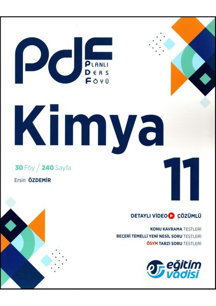 11.Sınıf Kimya PDF (Planlı Ders Föyü)