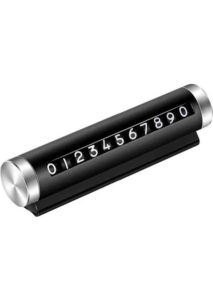 Araç Içi Numaratör Telefon Yazma Metal - Siyah