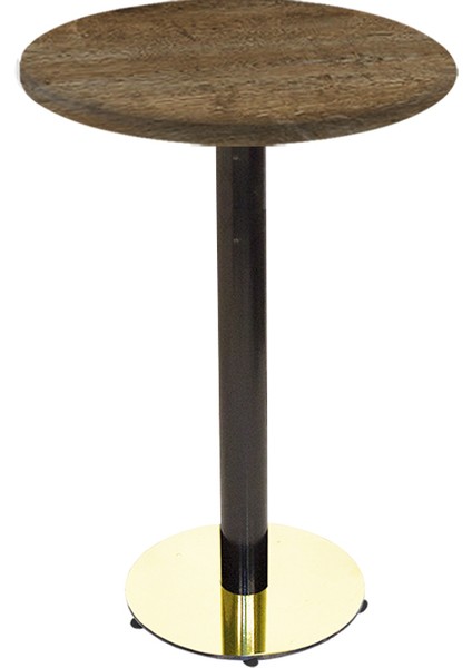 Bistro Masa (Karanfil Gold Werzalit Yuvarlak Q 70CM) - Canyon Hidalgo