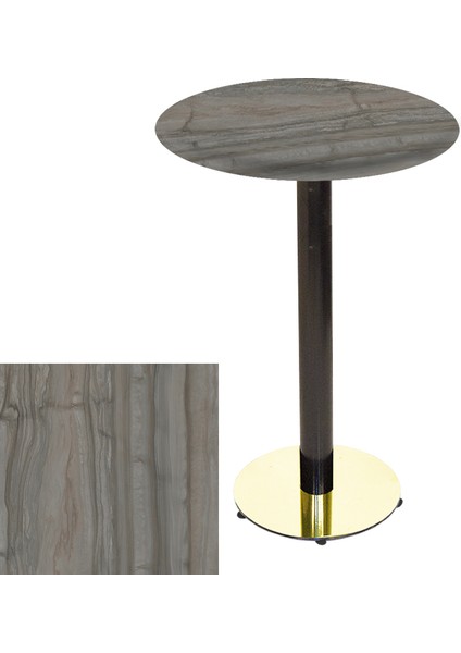 Bistro Masa (Karanfil Gold Werzalit Yuvarlak Q 60CM) - Magma