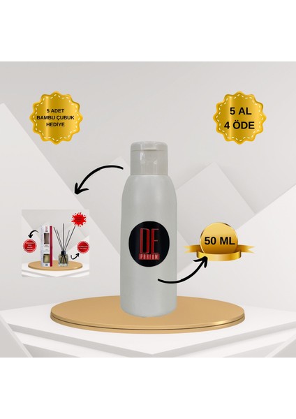 De Parfum Ihlamur Kokulu Oda Kokusu 50 ml Yedek Dolum Sıvısı