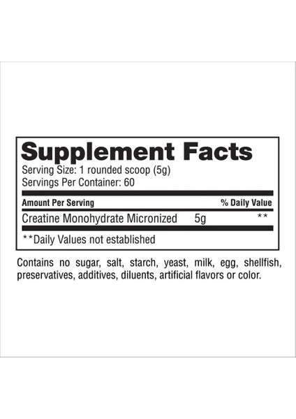 Nutrition Pure Creatine Monohydrate 300 gr fiyatları