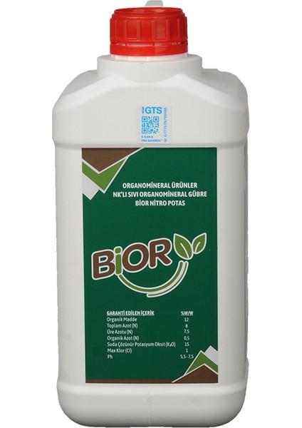 Nitro Potas 5 L Nk'lı Sıvı Gübre (Organomineral)