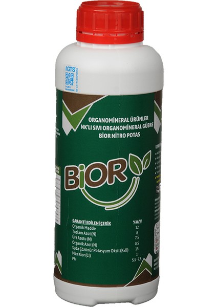 Nitro Potas 1 L Nk'lı Sıvı Gübre (Organomineral)