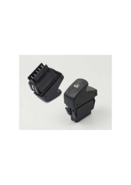 Cam Kaldırma Anahtarı Siyah Renault Kangoo-Megane I-Clıo 5fiş