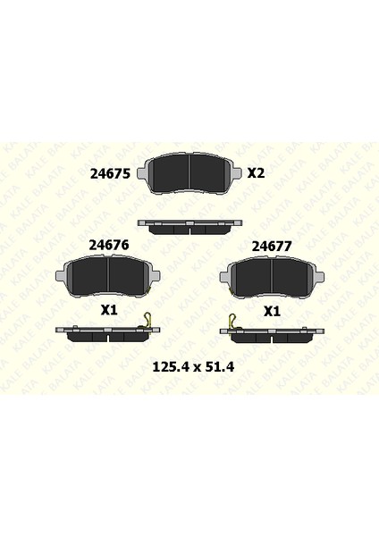 Fren Balata Ön Ford Fıesta Vı 08-12 Mazda Iı 07- Suzıkı Swıft 1.2 1.3 1.6 2010--