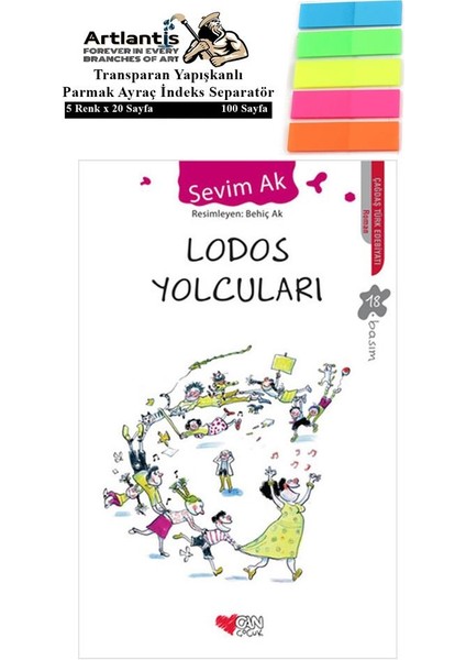 Lodos Yolcuları 150 Sayfa Karton Kapak 1 Adet Fosforlu Transparan Kitap Ayraç - Sevim Ak