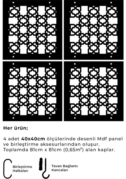 Lazer Kesim Sarkıt Paravan, Ahşap Seperatör, Panel Levha Seti fiyatları
