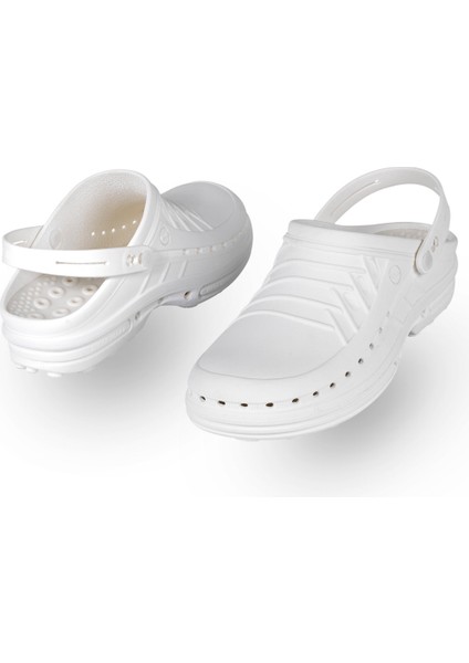 Kadın Sandalet 10000119 Wock Clog 10 + Strap White/white