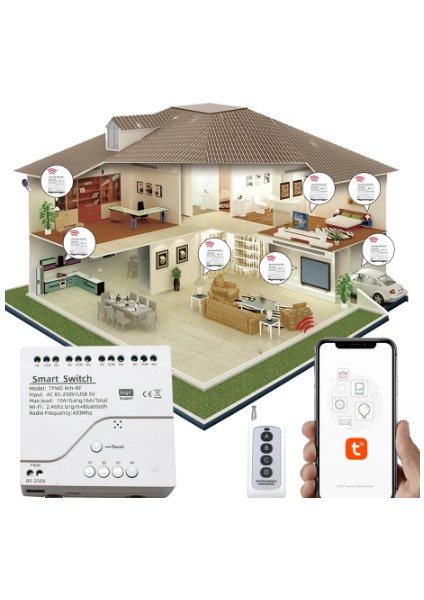 Smart Wifi Motor Anahtarı Modülü