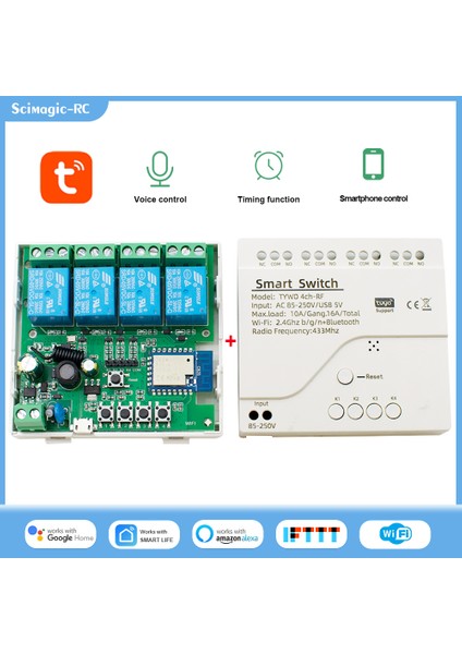 Smart Wifi Motor Anahtarı Modülü