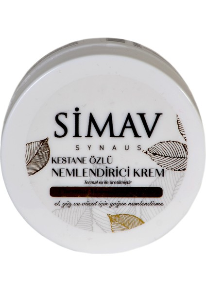 Kestane Özlü ve Termal Sulu Nemlendirici Krem - 50 ml