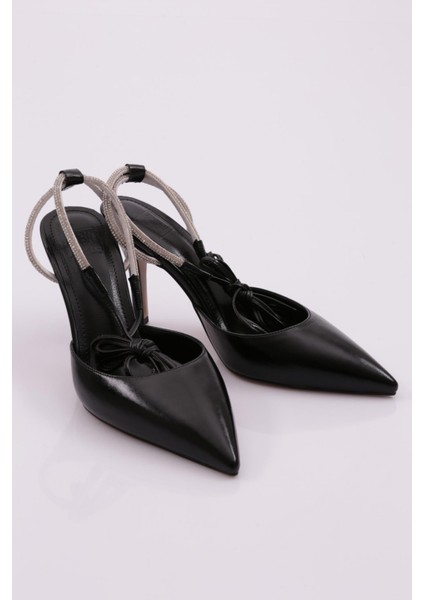 6000 Kadin Arkasi Açik Topuklu Ayakkabi