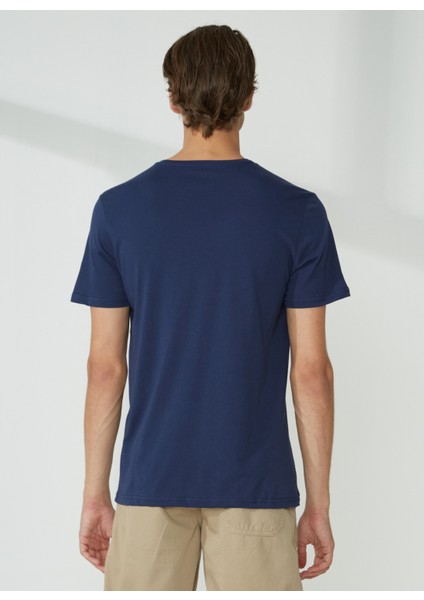 Bisiklet Yaka Lacivert Erkek T-Shirt 232 Lcm 242030 Earl Lacivert indirimleri