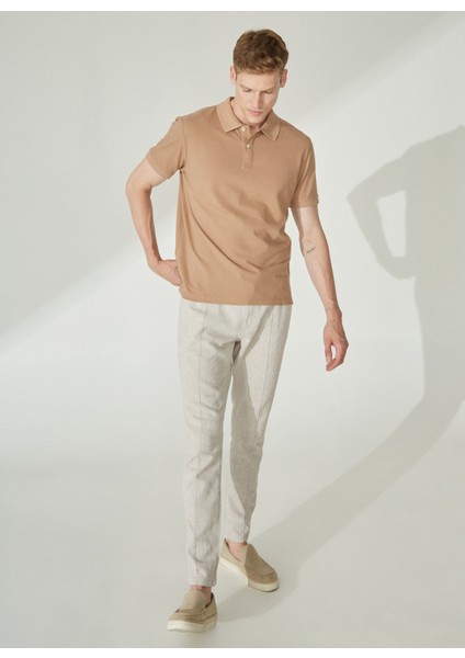Polo Yaka Vizon Erkek T-Shirt 4A9000000001 fiyatları