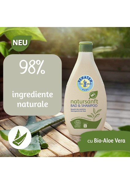 Natursanft Şampuan ve Yıkama Jeli 2'si 1 Arada 395 ml