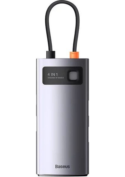 Metal Gleam Serisi 4'ü 1 Arada Hub, Usb-C - 4x USB 3.0