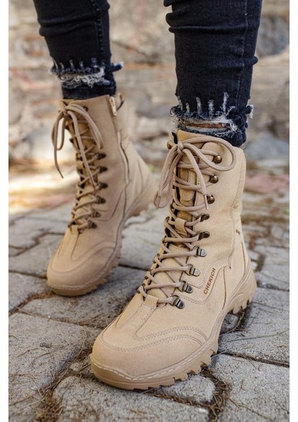 Chekich CH051 Süet Km Erkek Bot Kum fırsatları