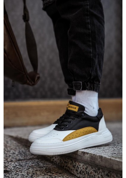 CH115 Bt Erkek Ayakkabı Beyaz/sarı/siyah modelleri