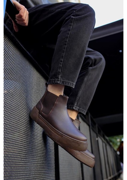 Chekich CH069 Erkek Bot Kahve