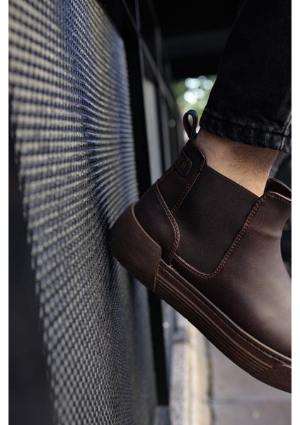 Chekich CH069 Erkek Bot Kahve modelleri