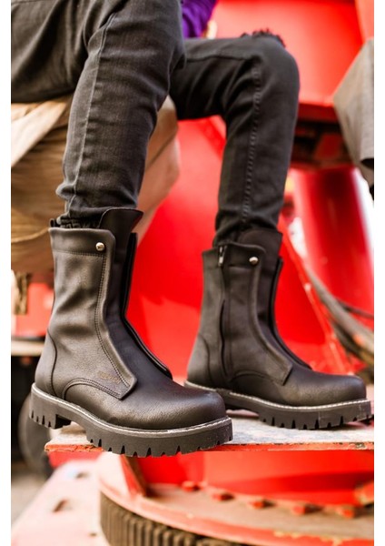 Chekich CH027 Cilt St Erkek Bot Koyu Kahve fırsatları