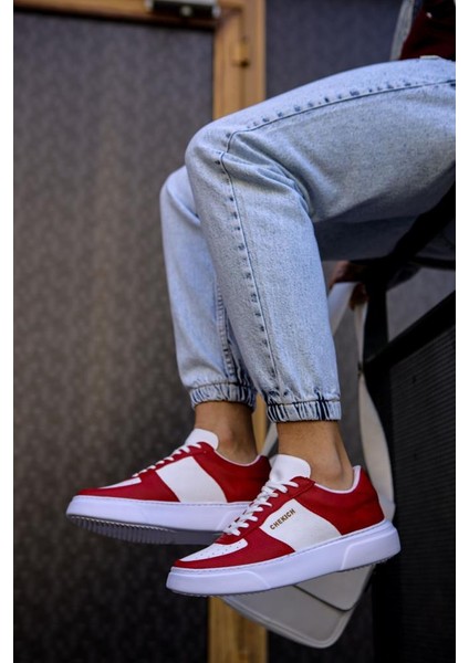 CH087 Bt Erkek Ayakkabı Kırmızı / Beyaz modelleri