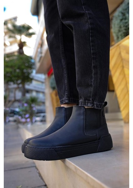 Chekich CH069 Erkek Bot Siyah