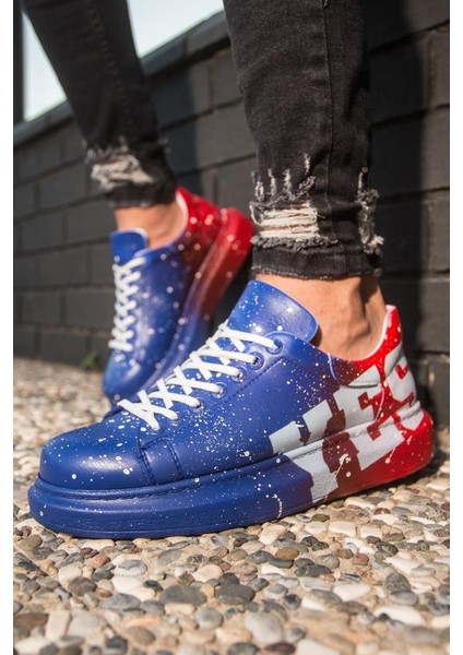 CH254 Bt Erkek Ayakkabı 441 Mavi / Kırmızı Yes fırsatları