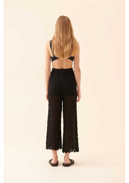 Kısa Paça Triko Pantolon Siyah Y2372005_001 fiyatları