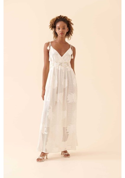 Askılı Uzun Elbise Standart Renk Y2361104_089