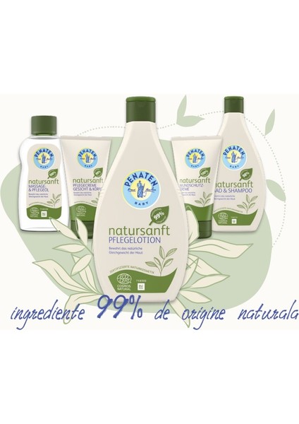 Natursanft Massage & Pflegeöl (Vegan, Parfümsüz, %100 Doğal) Masaj ve Bakım Yağı 200 ml