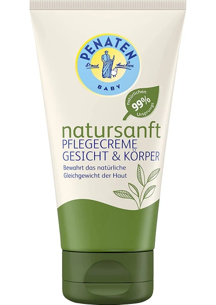 Natursanft Pelegecreme Gesicht & körper (%99 Doğal, Organik Aloe Vera ve Karite Yağı) Yüz ve Vücut Bakım Kremi 75 ml