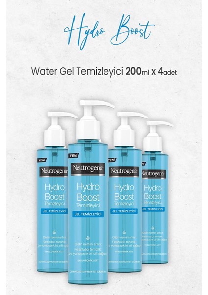 Hydro Boost Water Gel Temizleyici 200 ml x 4 Adet