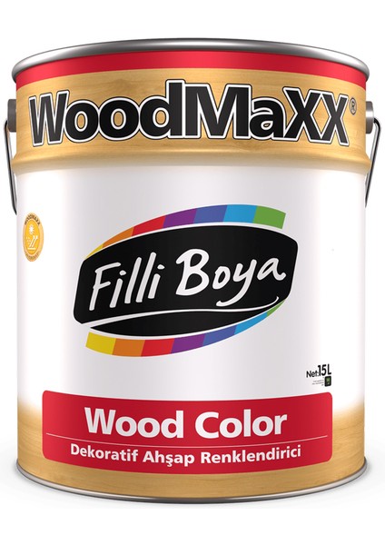 Wood Color Ahşap Koruyucu 2.5 Lt. Rustik Koyu Meşe