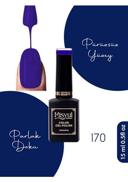 Kalıcı Oje, Uv LED Kalıcı Oje Nail Art 15ML